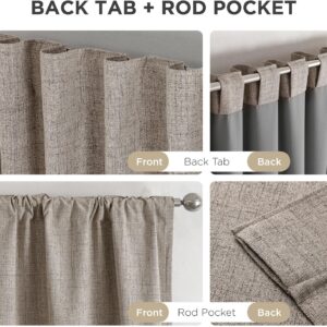 Airy Linen-Look Sheer Curtains – Soft White Light Filtering Panels