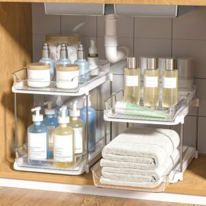 Bamboo Bathroom Storage Organizer