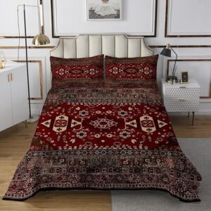 Bohemian Medallion Quilt Set – Lightweight Textured Bedding
