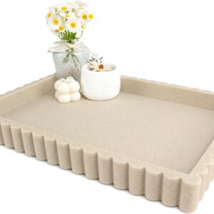 Boho Scalloped Decorative Tray