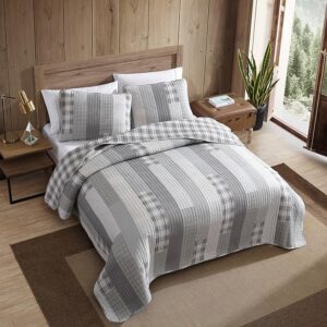 Classic Cotton Reversible Quilt – Timeless Neutral Bedding