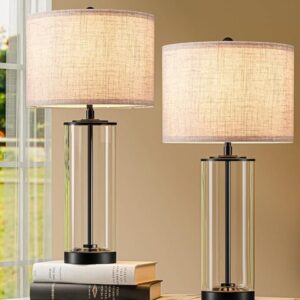 elegant glass lamps for warm ambient lighting