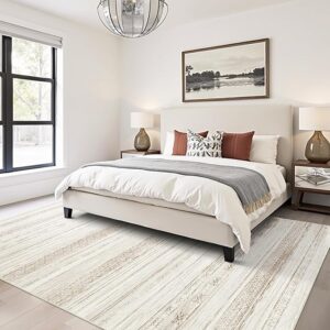Earthy Neutral Area Rug – Calm Minimalist Design