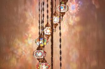 handmade bohemian ceramic table lamp neutral decor