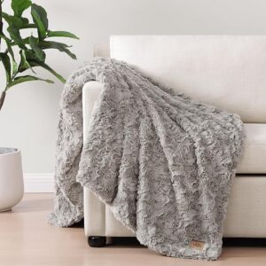 Lightweight Cozy Neutral Throw Blanket – Soft Everyday Accent