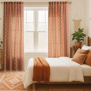 Modern Structured Curtains – Clean Neutral Window Drapes