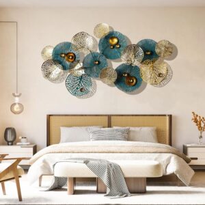Neo Deco Metal Flower Wall Art