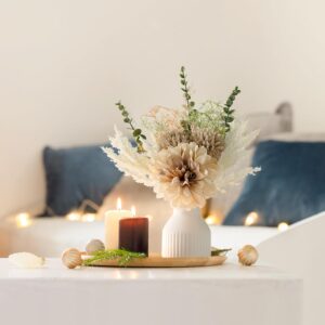 Neutral Faux Floral Accent