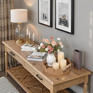 Scalloped Decorative Tray – Neutral Styling Accent